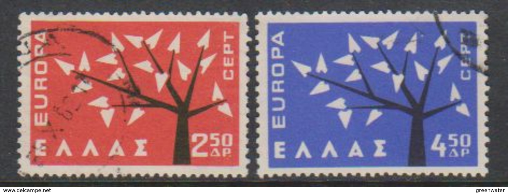 Europa Cept 1962 Greece 2v Used (39396B) - 1962