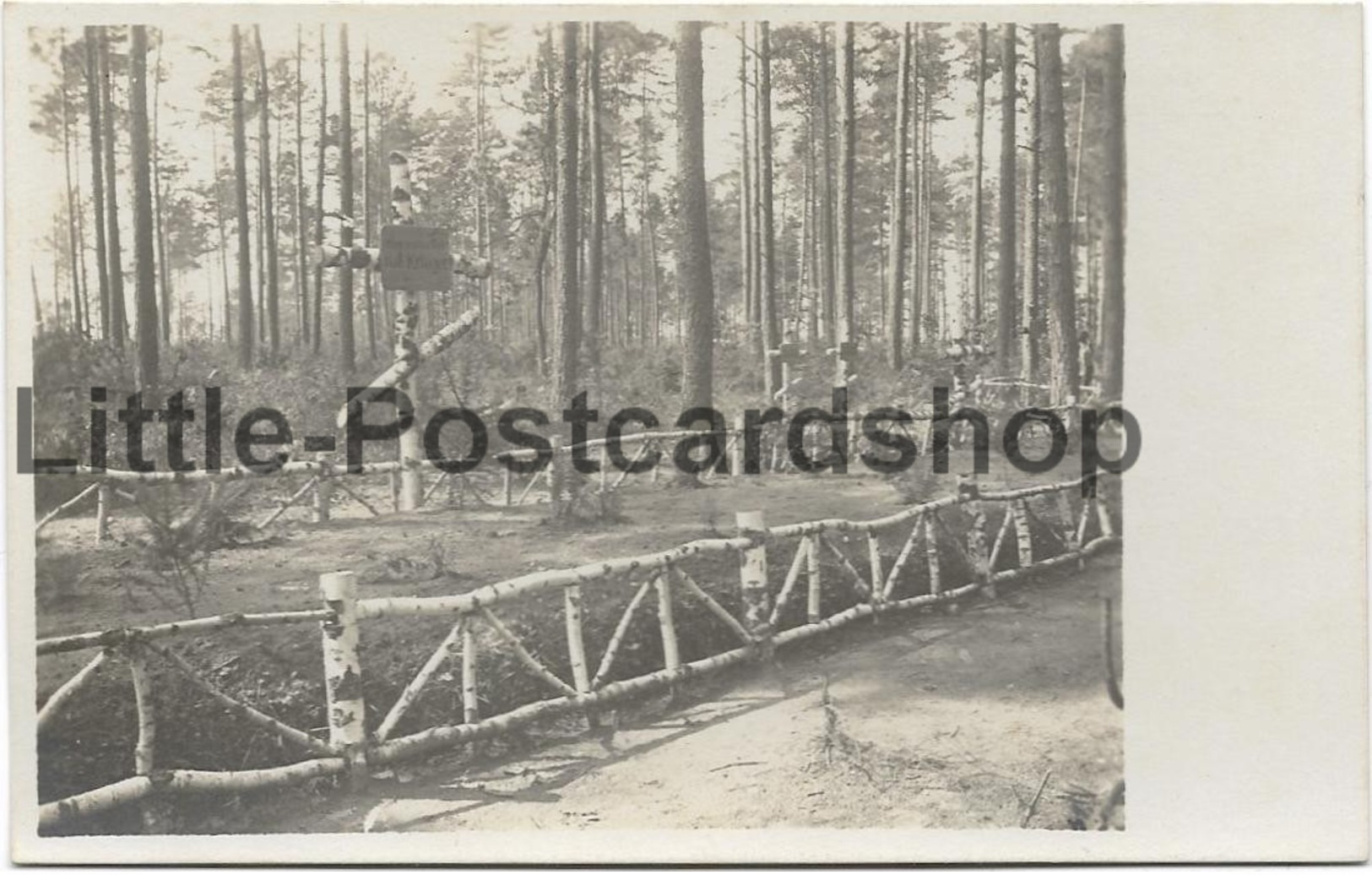 Foto Russisches Massengrab Bei Gatischtsche Russland 1916 Ostfront Nördlich Stolowitschi Weissrussland Landwehr IR 72 - Guerre 1914-18