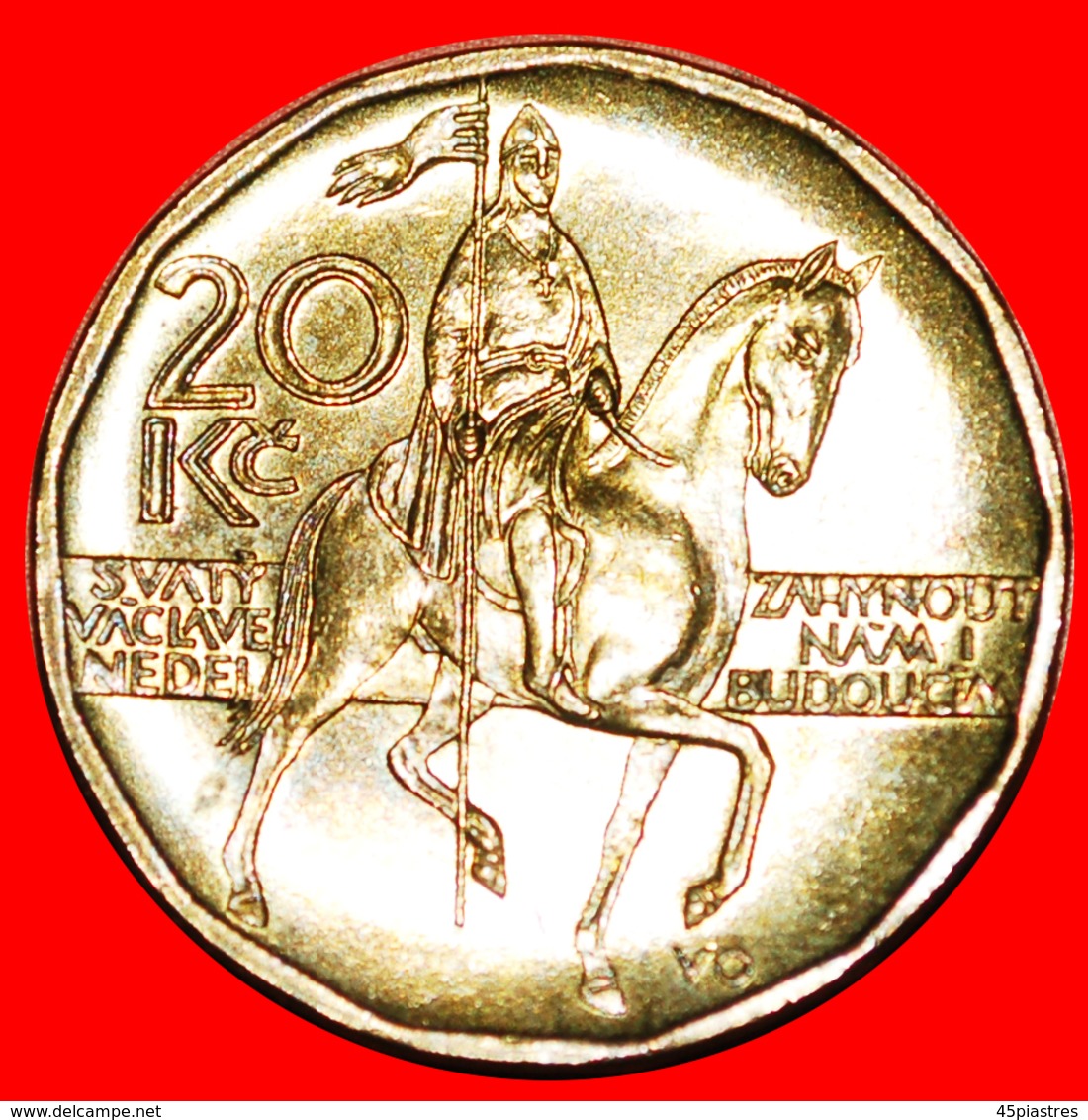 # WENCESLAUS I (907-935): CZECH REPUBLIC ★ 20 KORUN 1997 MINT LUSTER! LOW START ★ NO RESERVE! - Tchéquie
