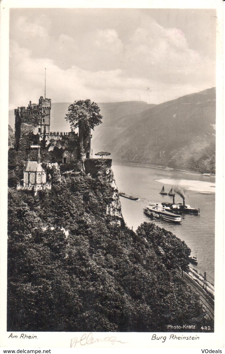 Deutschland - Rhénanie-Palatinat - Bingen - Burg Rheinstein - Bingen