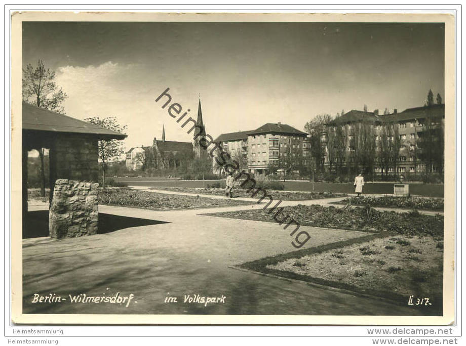 Berlin-Wilmersdorf Im Volkspark - - Foto-AK Grossformat - Verlag Photo R. Lissner Berlin Gel. 1955 - Wilmersdorf