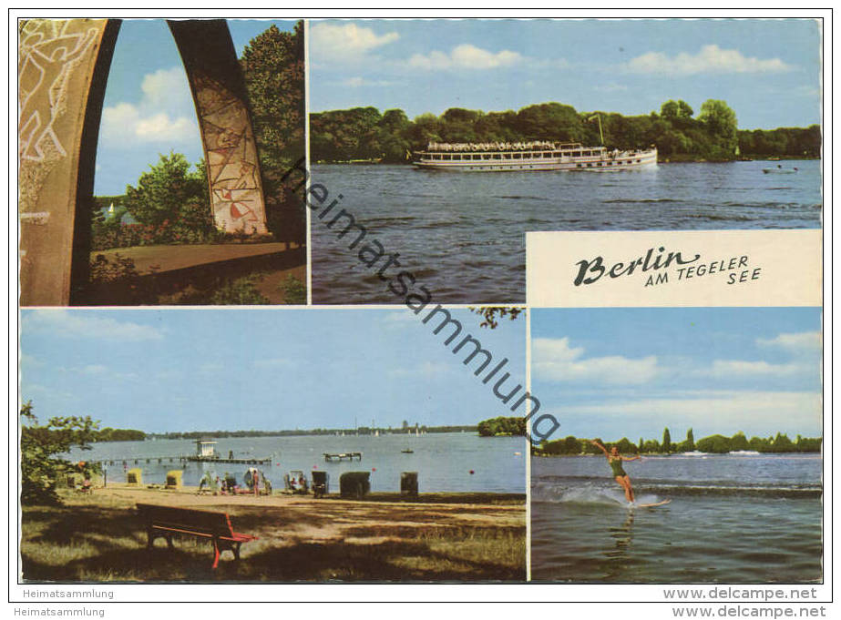 Berlin - Tegel - Am Tegeler See - AK Grossformat - Verlag Herbert Meyerheim Berlin - Tegel