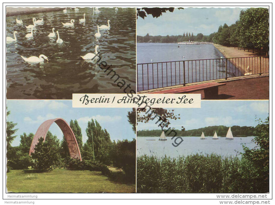 Berlin - Tegel - Am Tegeler See - AK Grossformat - Verlag Herbert Meyerheim Berlin - Tegel