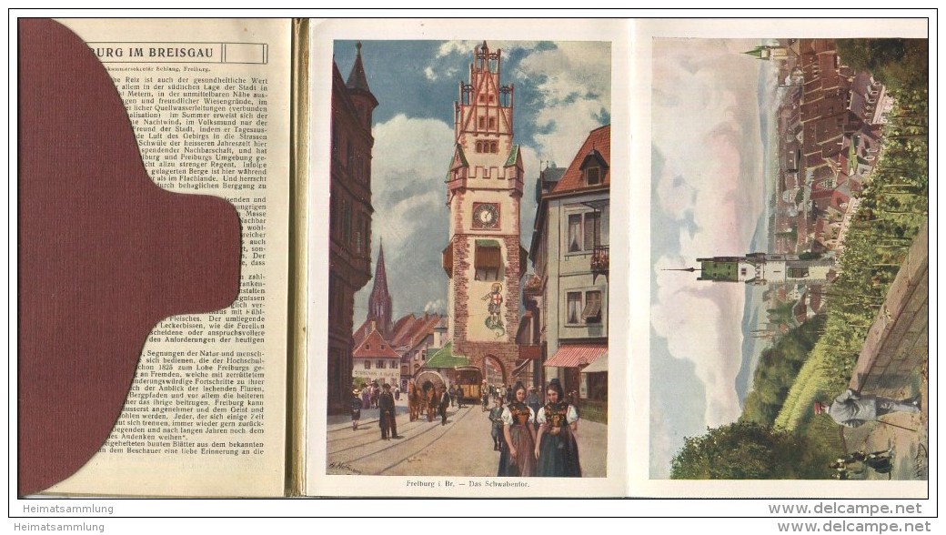 Freiburg Im Breisgau - Malerische Ansichten Nach Original-Oelgemälden Von H. Hoffmann - 12 Bilder - Altri & Non Classificati