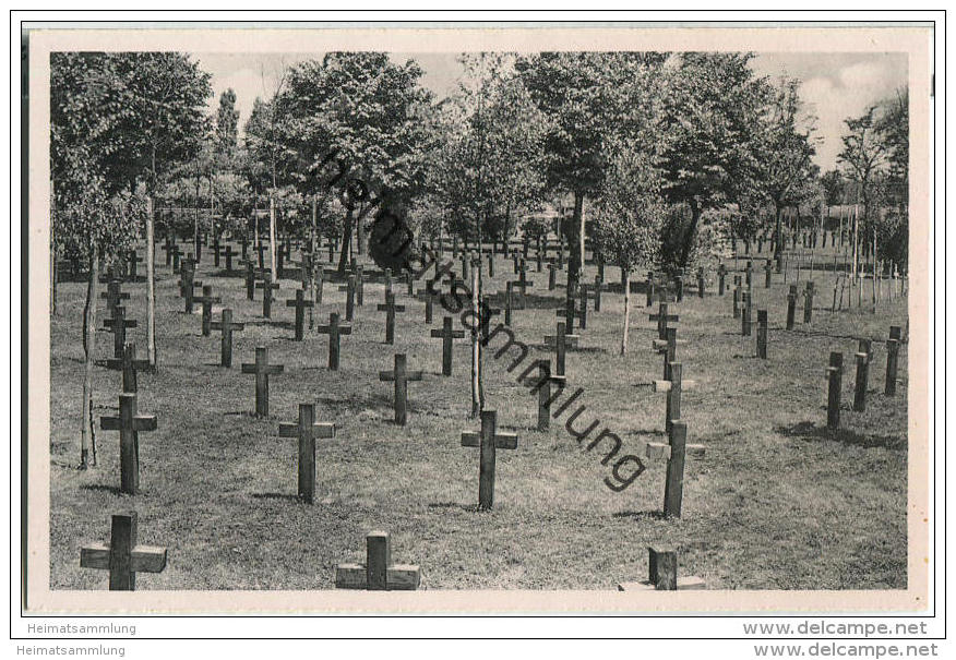 Staden - Deutscher Kriegerfriedhof - Foto-AK - Staden