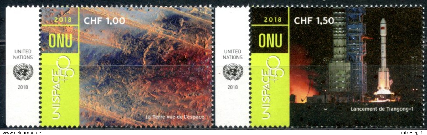 ONU Genève 2018 - UNISPACE+50 - Espace Space Weltraum ** - Neufs