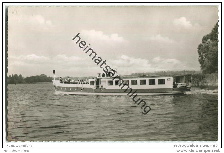 Berlin - MS Stolpe - Stern- Und Kreisschifffahrt Steglitz - Foto-AK - Steglitz