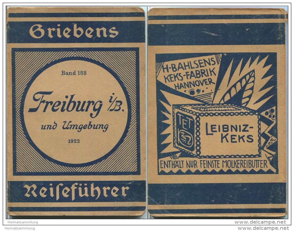 Freiburg I/B. Und Umgebung - (einschl. Höllental Feldberg Belchen Und Blauen) - 2. Auflage 1922 - Bade-Wurtemberg
