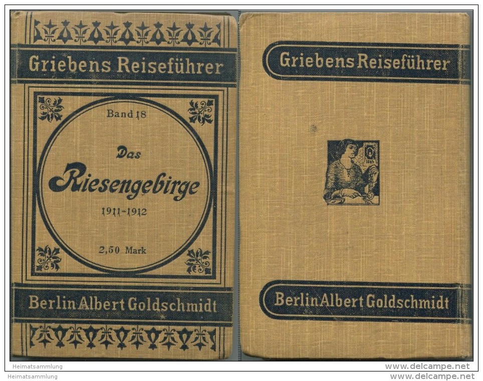 Das Riesengebirge Iser- Und Lausitzer Gebirge Nebst Glatzer Und Waldenburger Gebirge - 22. Auflage 1911 / 1912 - Allemagne (général)