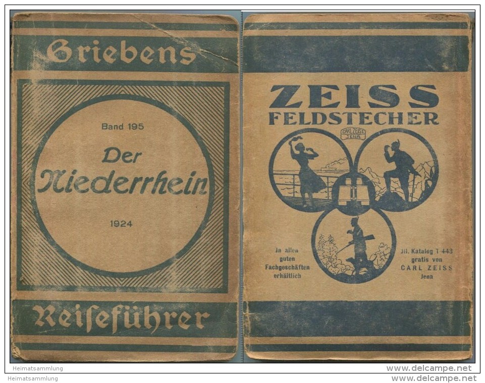 Weserbergland Und Teutoburger Wald - 13. Auflage 1923 - 182 Seiten Plus Werbung - Mit Fünfzehn Karten - Hesse