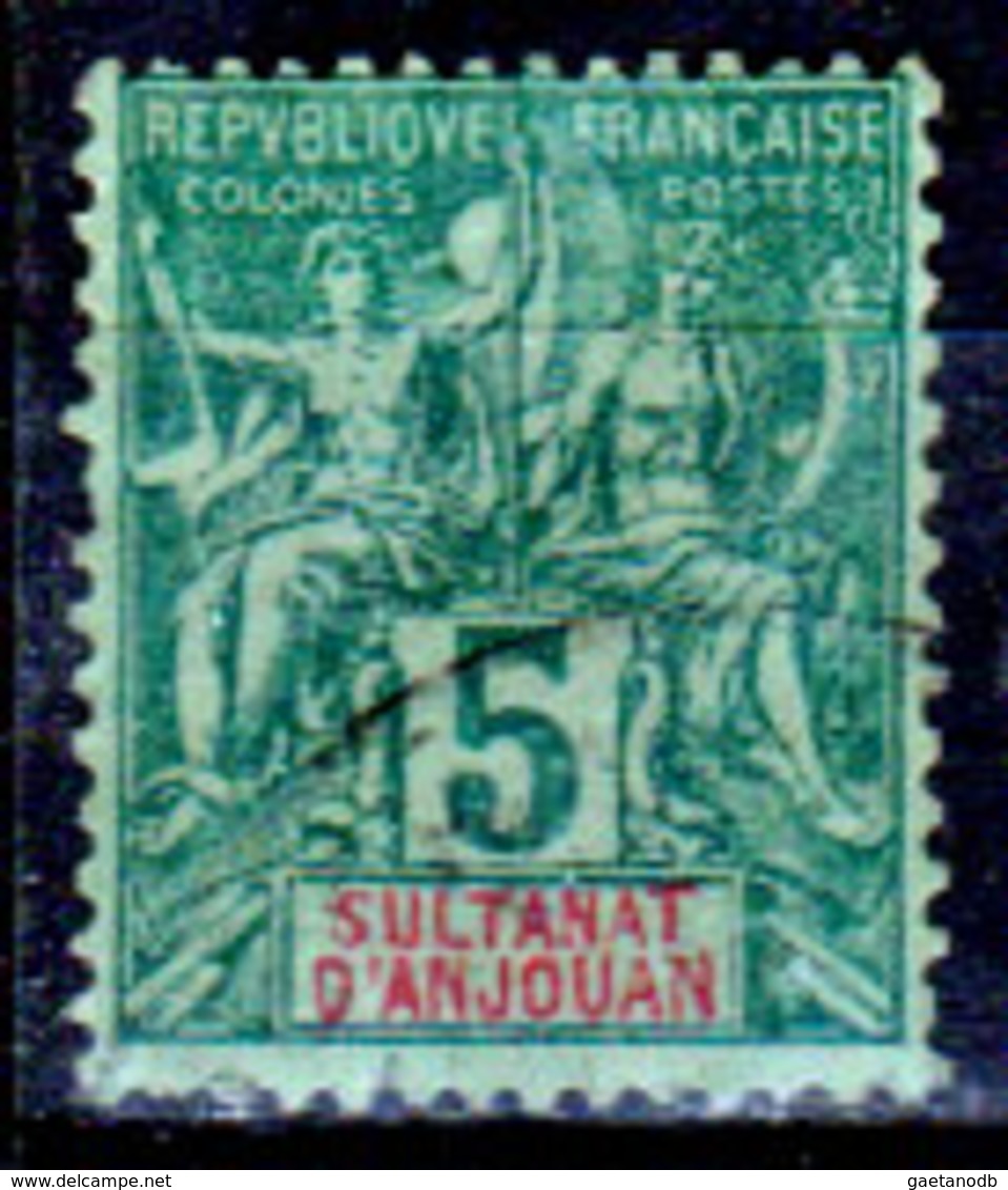 Anjouan-002- Emissione 1892-99 (o) Usato - Senza Difetti Occulti. - Used Stamps