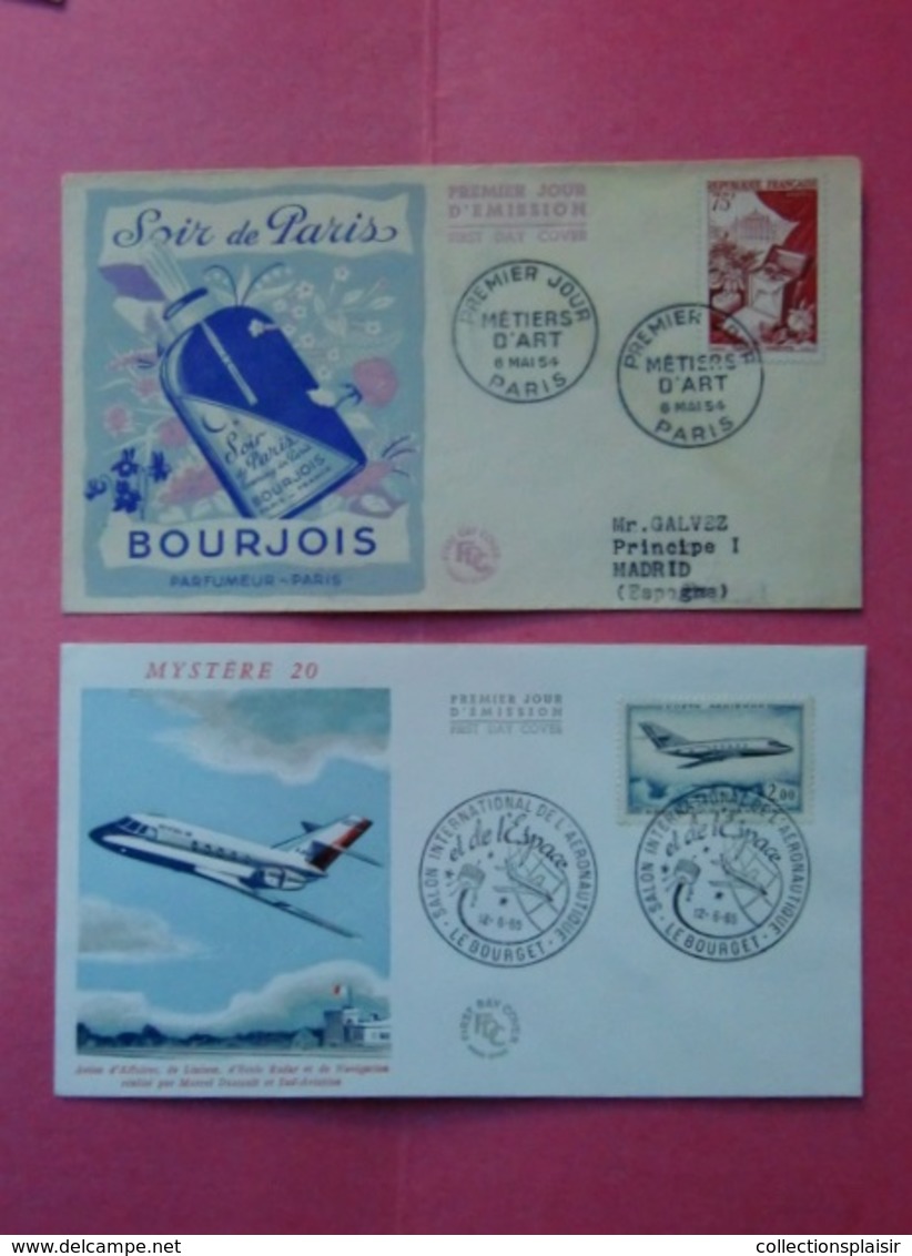 LIQUIDATION EXCEPTIONNELLE COLLECTION FDC ENTIERS POSTAUX CARTES MAX MAJORITE FRANCE A VOIR ABSOLUMENT