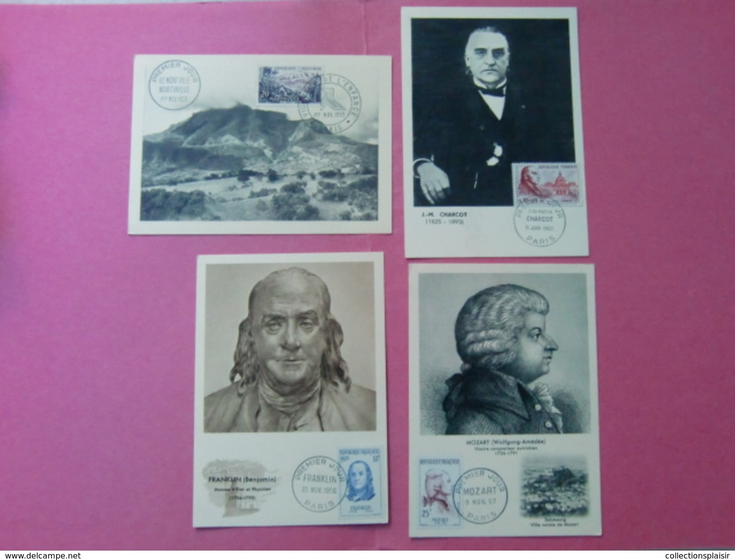 LIQUIDATION EXCEPTIONNELLE COLLECTION FDC ENTIERS POSTAUX CARTES MAX MAJORITE FRANCE A VOIR ABSOLUMENT