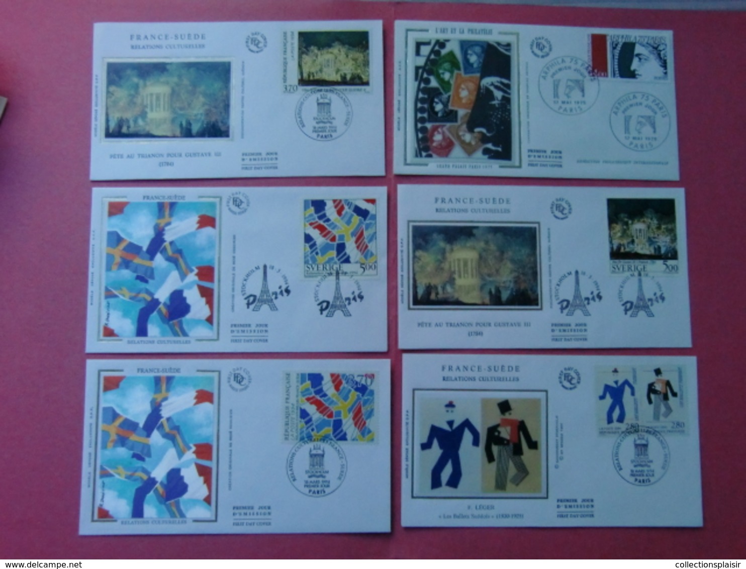 LIQUIDATION EXCEPTIONNELLE COLLECTION FDC ENTIERS POSTAUX CARTES MAX MAJORITE FRANCE A VOIR ABSOLUMENT