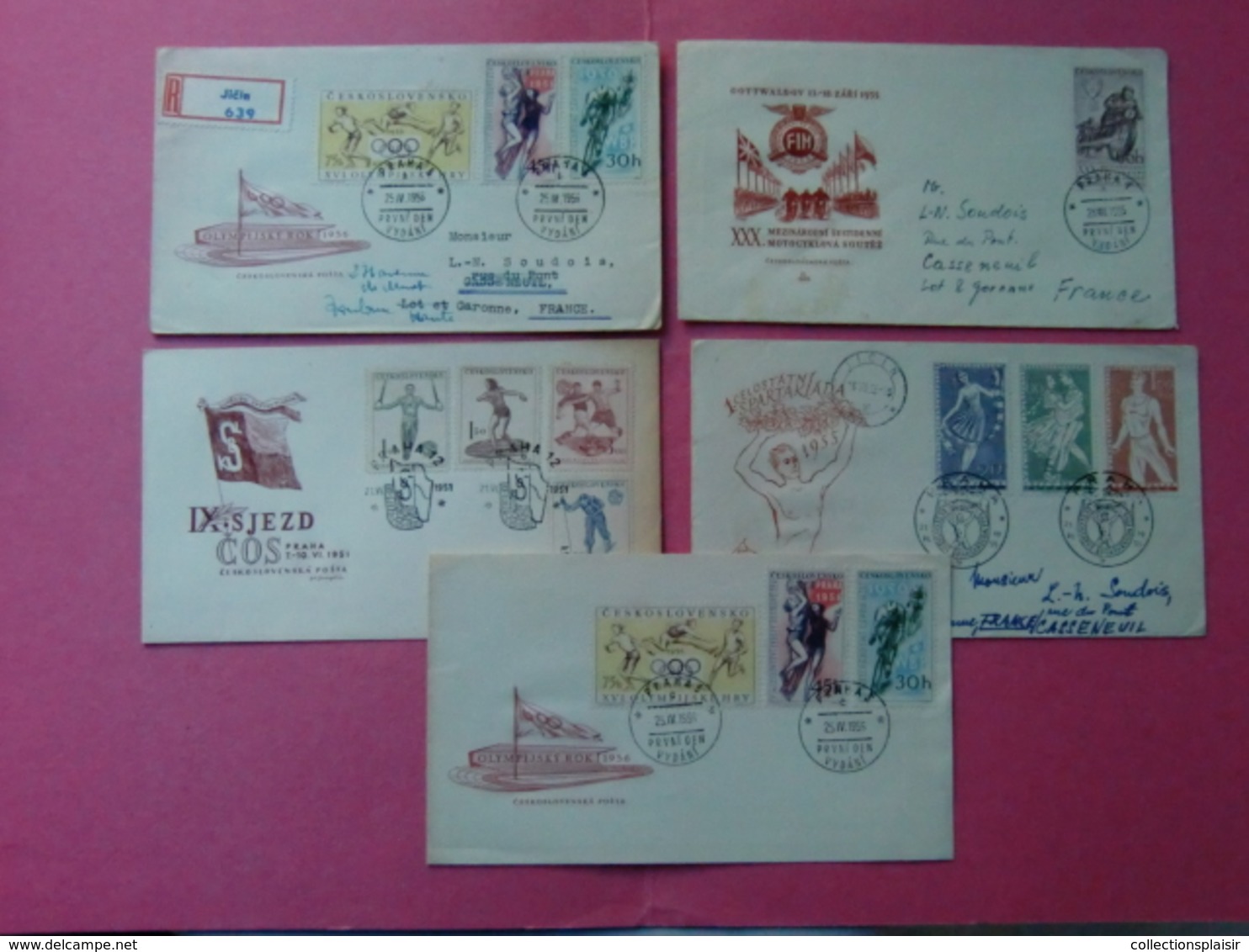 LIQUIDATION EXCEPTIONNELLE COLLECTION FDC ENTIERS POSTAUX CARTES MAX MAJORITE FRANCE A VOIR ABSOLUMENT