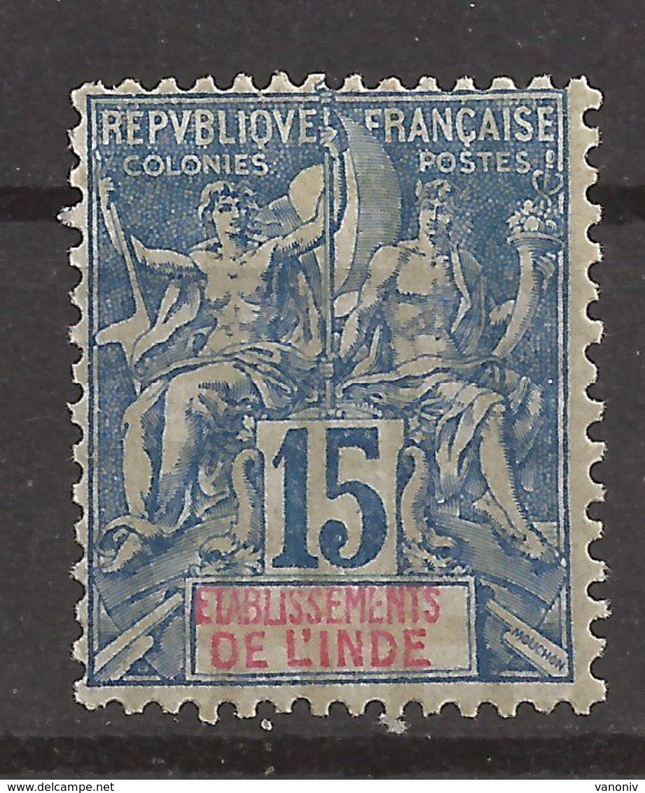 Französisch-Indien 6 * - Unused Stamps