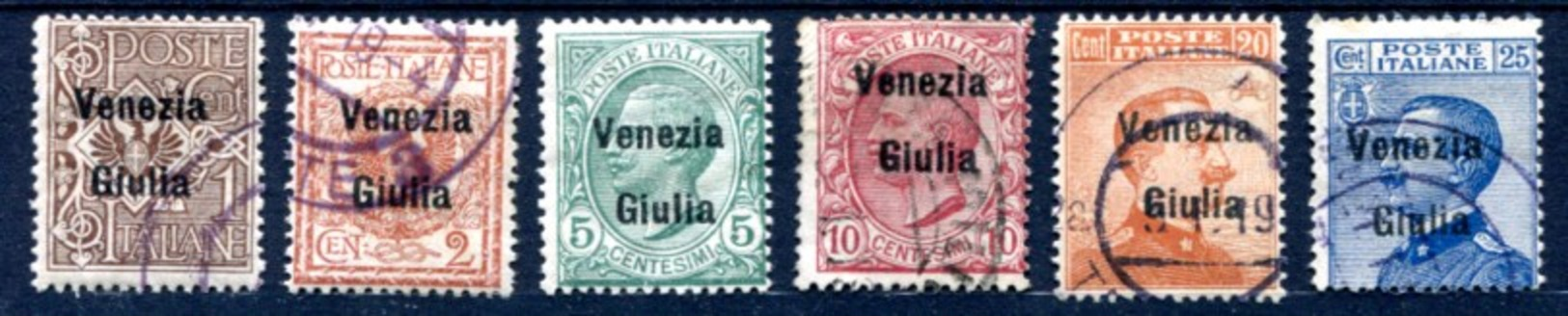 Julisch-Venetien Mit Aufdruck Venezia Giulia Mi. 19-29+30-31+32  O/used/*/Falz  EUR 163 Komplett   Siehe Bild - Venezia Giuliana