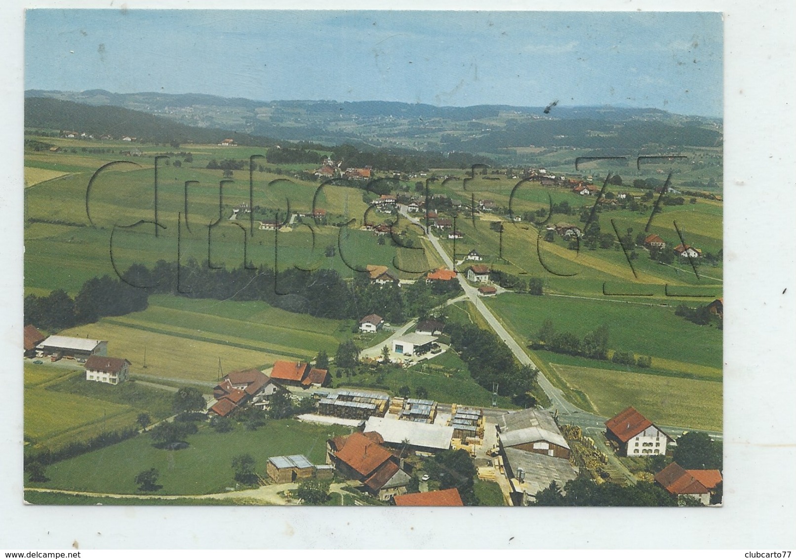 Servion (Suisse, Vaud) : Vue Aérienne Au Niveau De La Scierie En 1980 GF. - Servion
