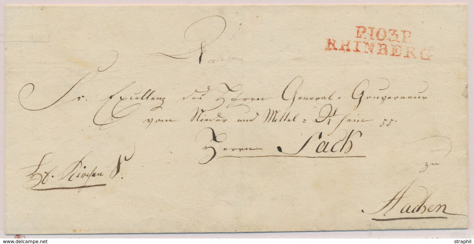 LSC P103P RHINBERG (Rge) - 1815 - Pr Aachen - TB - 1801-1848: Précurseurs XIX