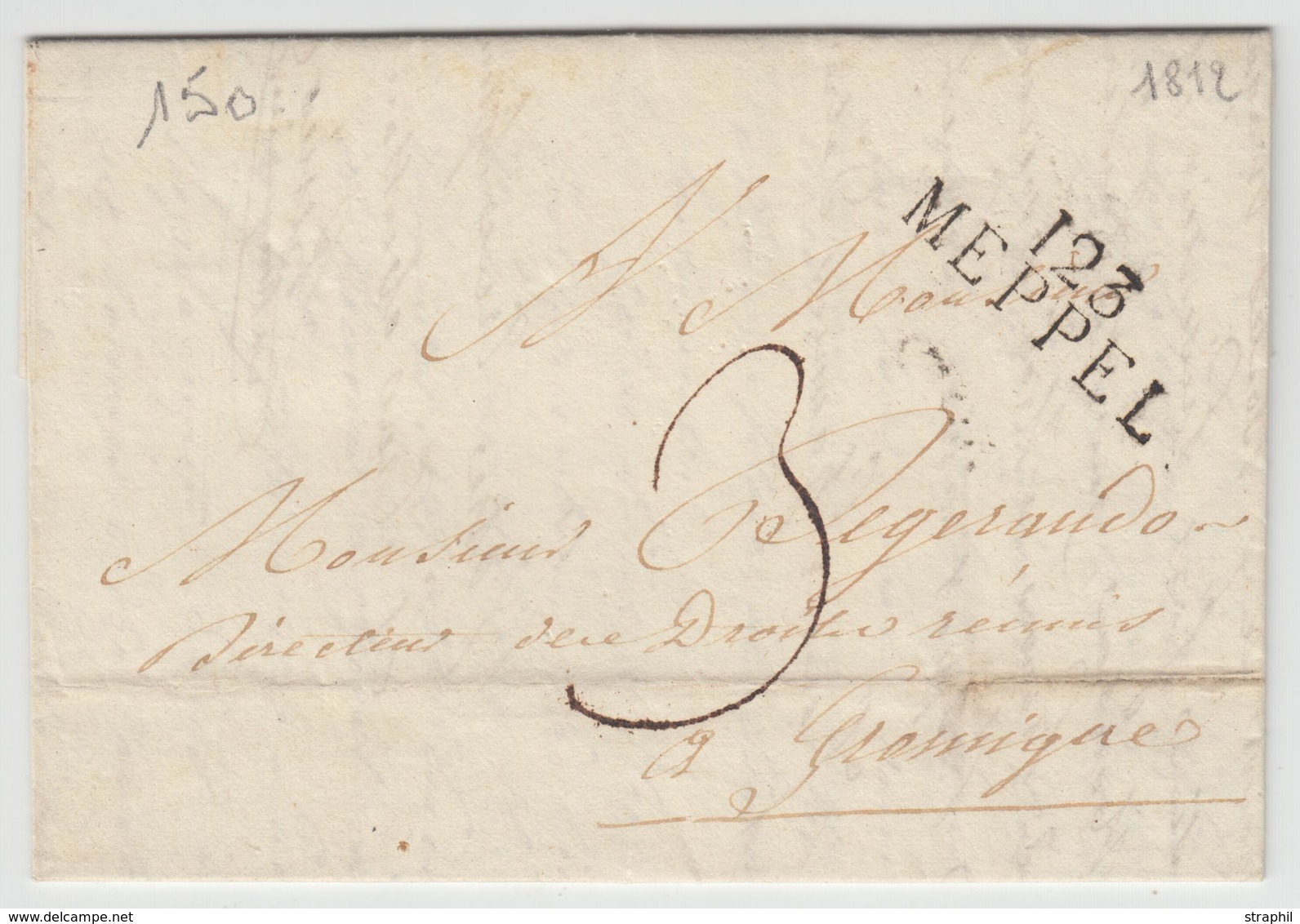 LAC 123 MEPPEL - 1812 - Pr Gromigues - Signé Pothion - TB - 1801-1848: Precursors XIX