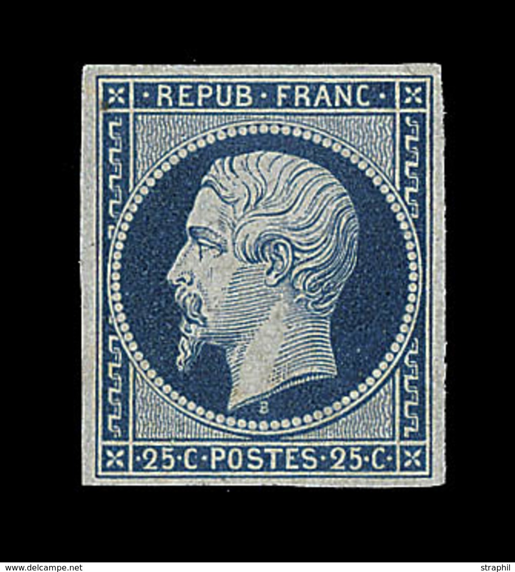 (*) Mau N°10d - Bleu S/verdâtre - TB - 1852 Louis-Napoléon