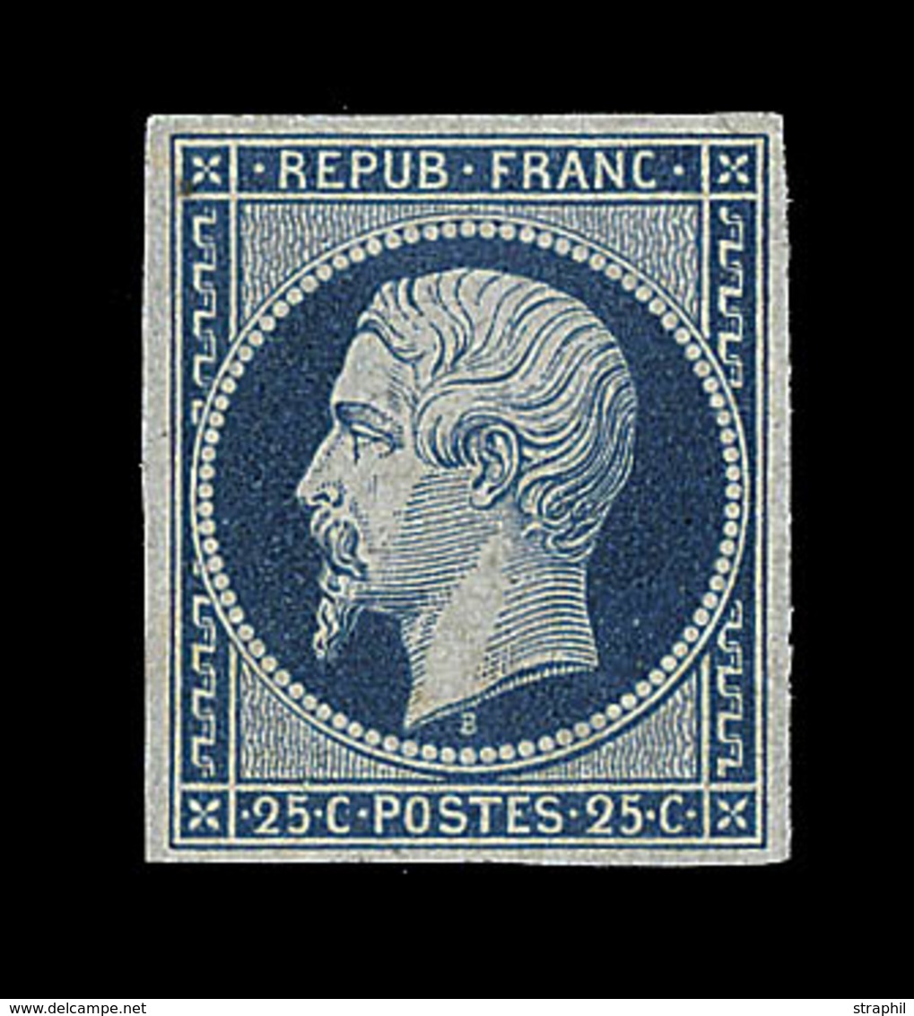 (*) Mau N°10d - Bleu S/verdâtre - TB - 1852 Louis-Napoleon
