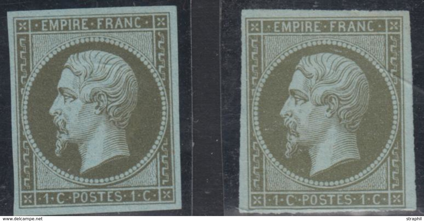(*) N°11 X 2 Ex - Nuances - Marges - B/TB - 1853-1860 Napoleon III