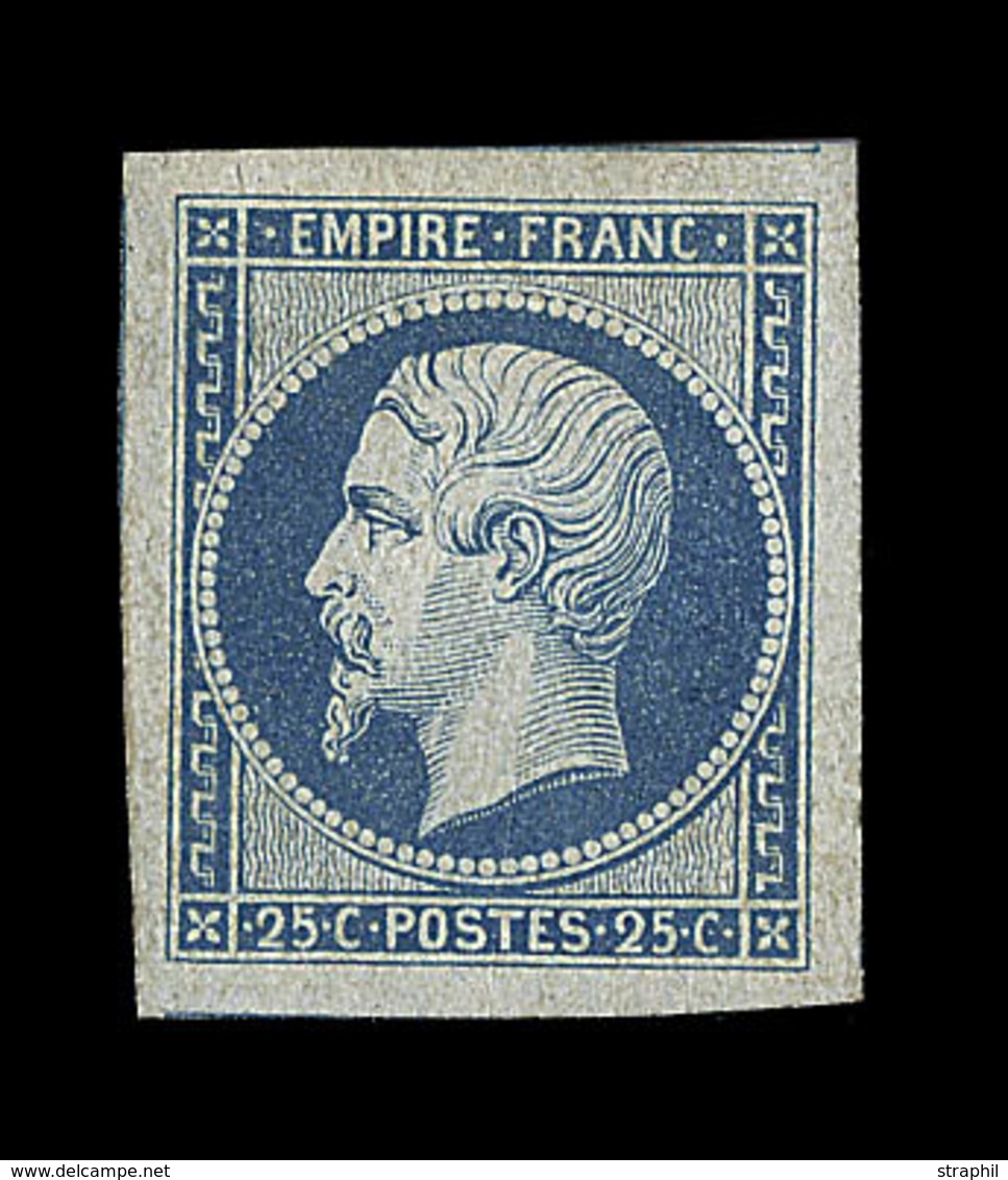 (*) N°15 - 25c Bleu - Belles Marges - Avec Amorce De Voisins - TB/SUP - 1853-1860 Napoleon III