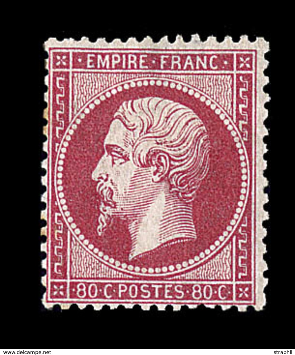 * N°24 - 80c Rose - BDF - Signé Calves - TB - 1862 Napoleon III