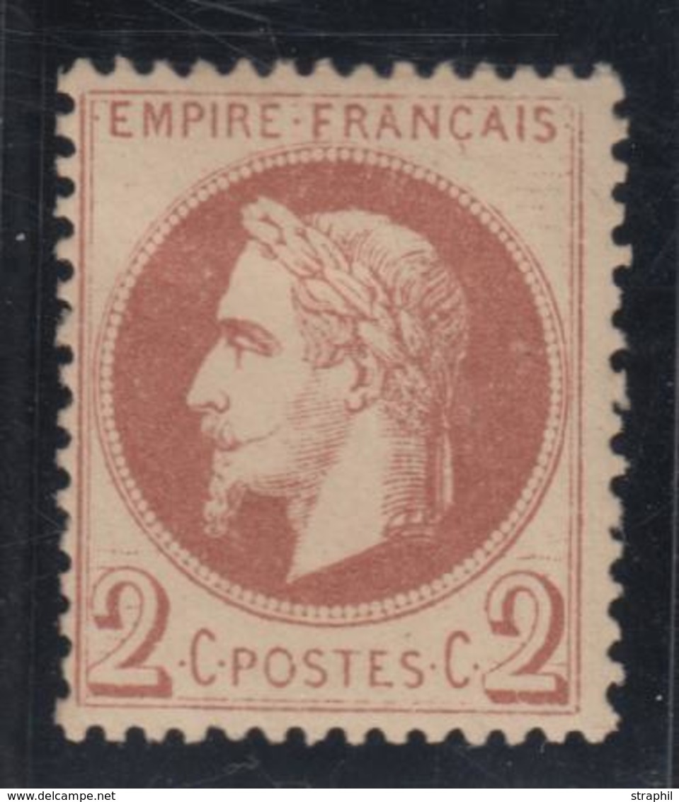 * N°26B - TB - 1863-1870 Napoléon III Lauré