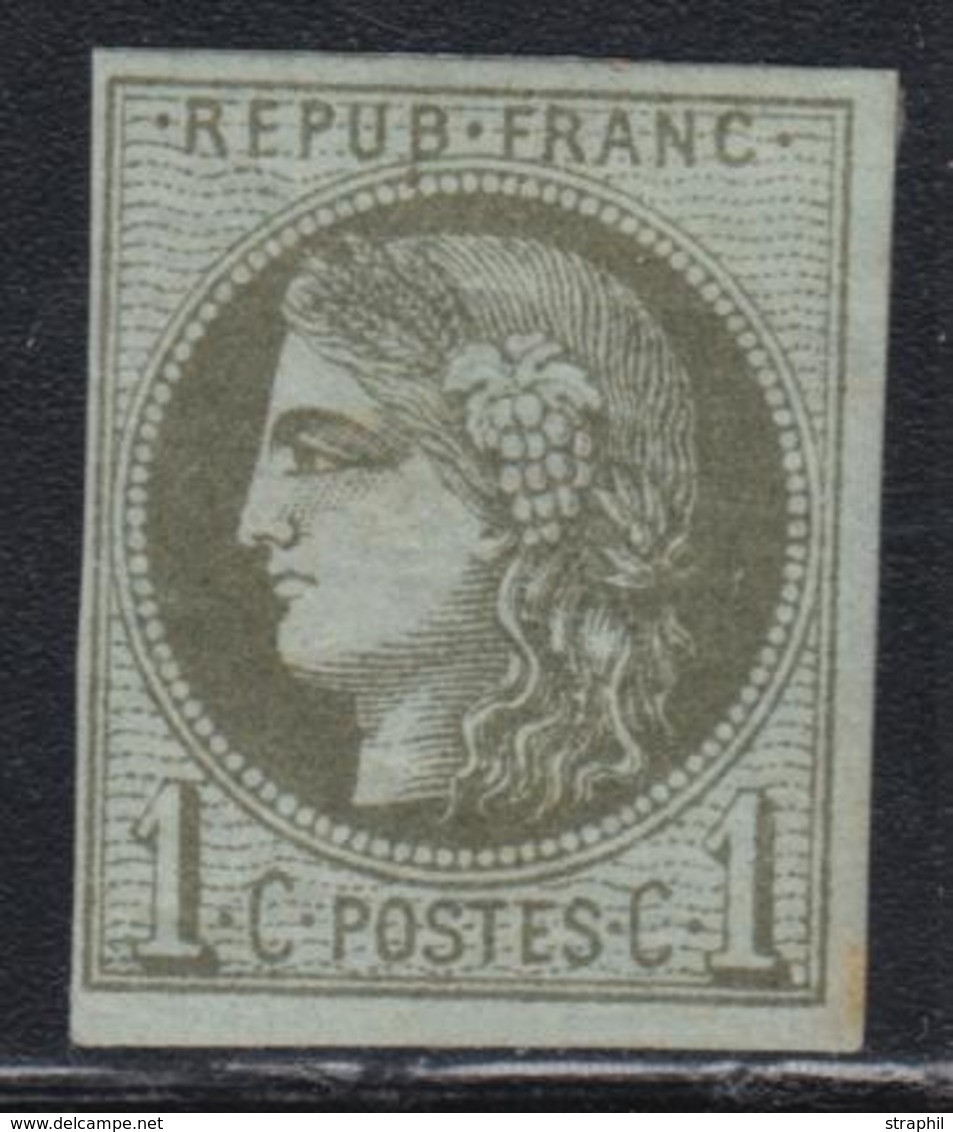 * N°39B - Report 2 - Point Rousseur - 1870 Emission De Bordeaux