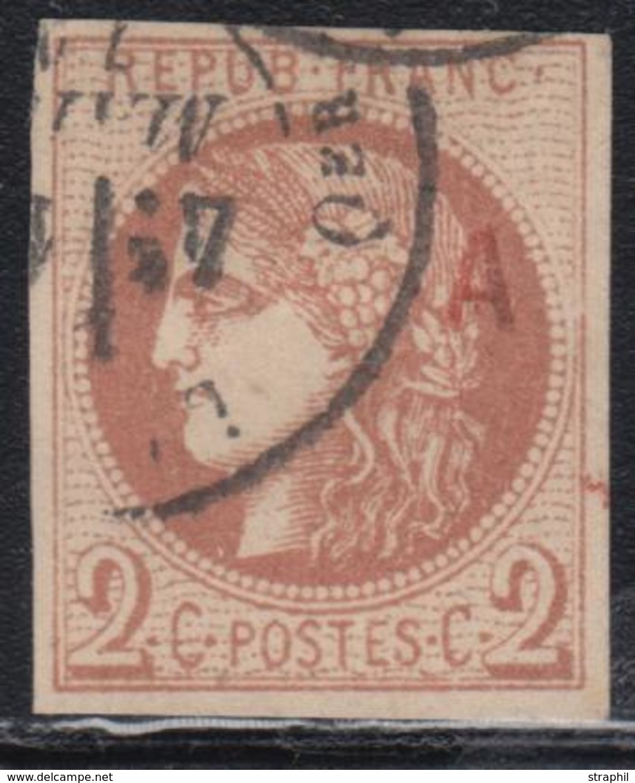 O N°40B - TB - 1870 Ausgabe Bordeaux