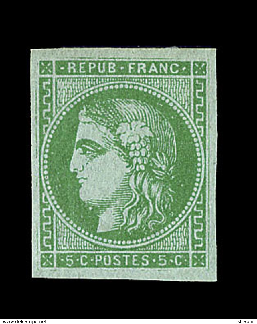 * N°42B - Signé A. Brun - TB - 1870 Ausgabe Bordeaux