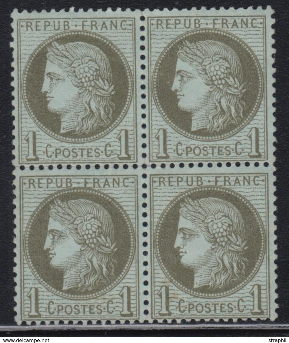 **/* N°50 - Bloc De 4 - 3 Ex ** - TB - 1871-1875 Cérès