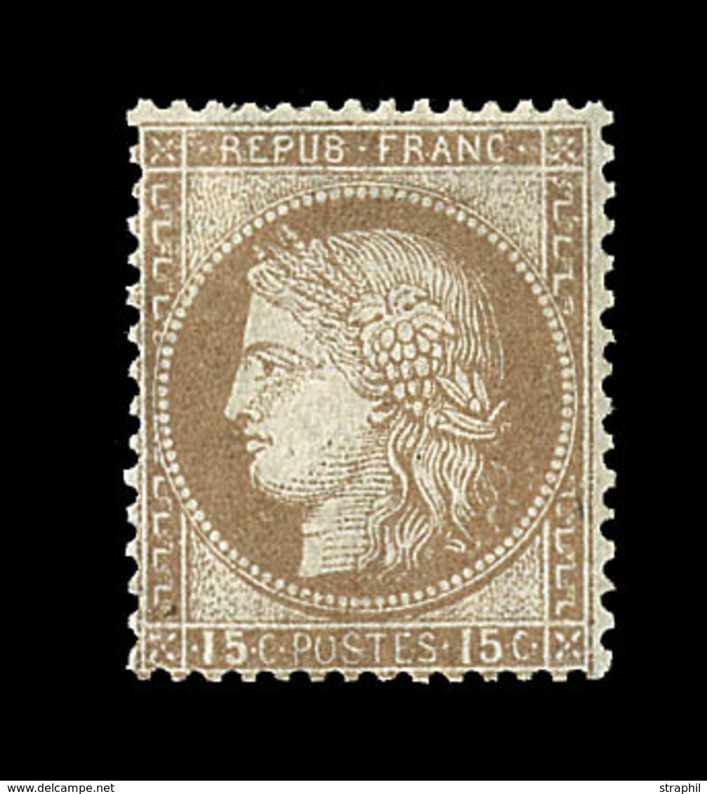 * N°55 - 15c Bistre - TB - 1871-1875 Ceres