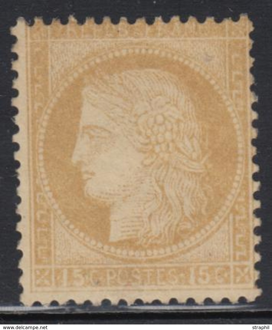 (**) N°55 - 15c Bistre - TB - 1871-1875 Ceres