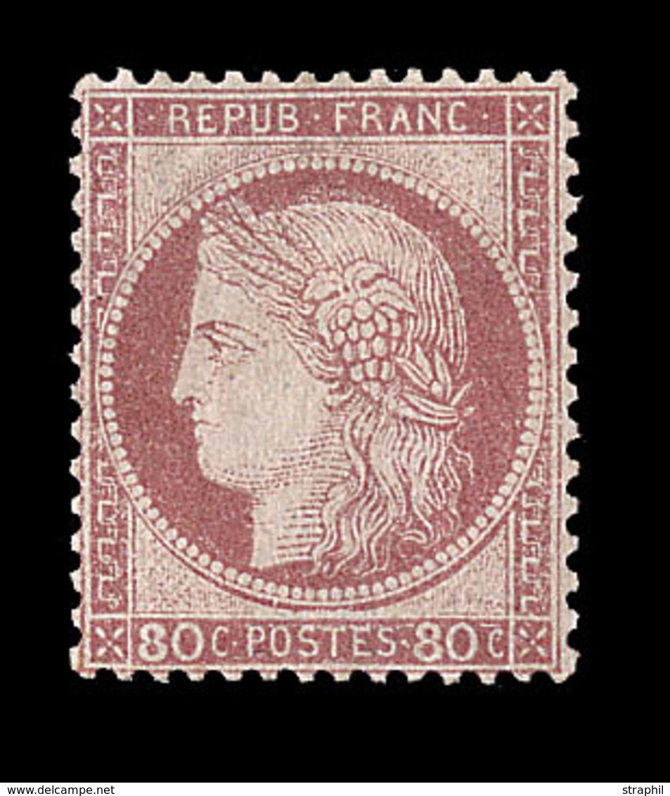 * N°57 - 80c Rose - Signé A. Brun - TB - 1871-1875 Cérès