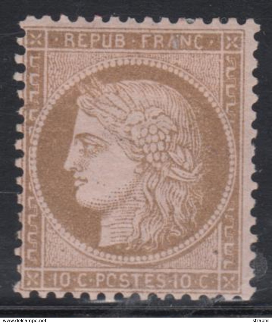 * N°58 - 10c Brun S/rose - TB - 1871-1875 Cérès