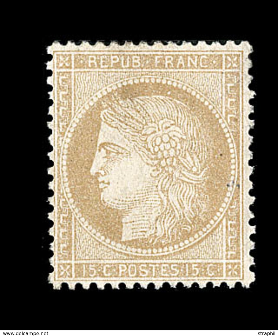 * N°59 - 15c Bistre - Comme ** - TB - 1871-1875 Ceres