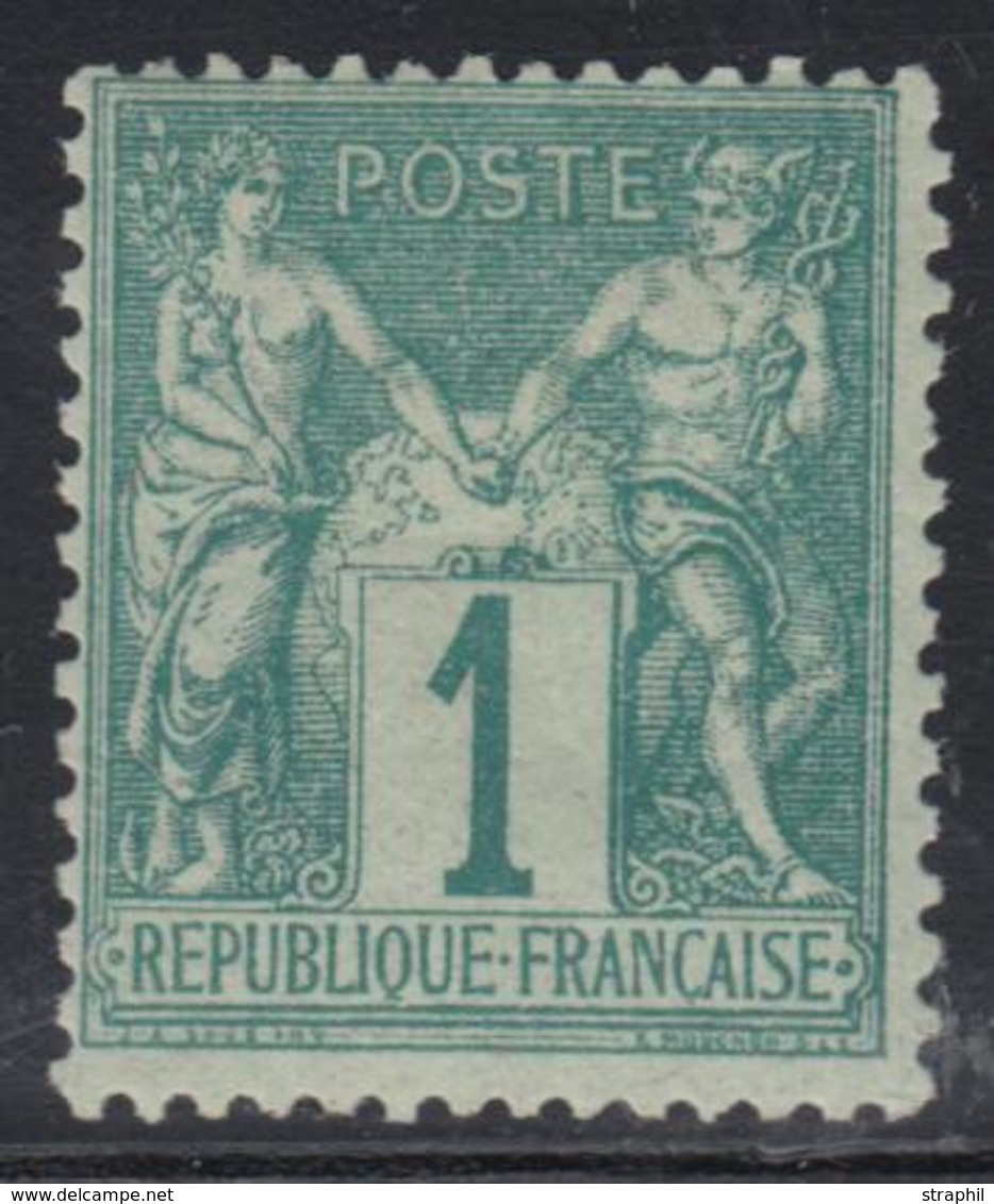 * N°61 - 1c Vert - TB - 1876-1878 Sage (Type I)