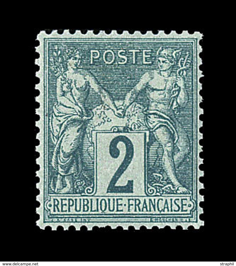 * N°62 - 2c Vert - TB Centrage - Charn. Propre - TB - 1876-1878 Sage (Type I)