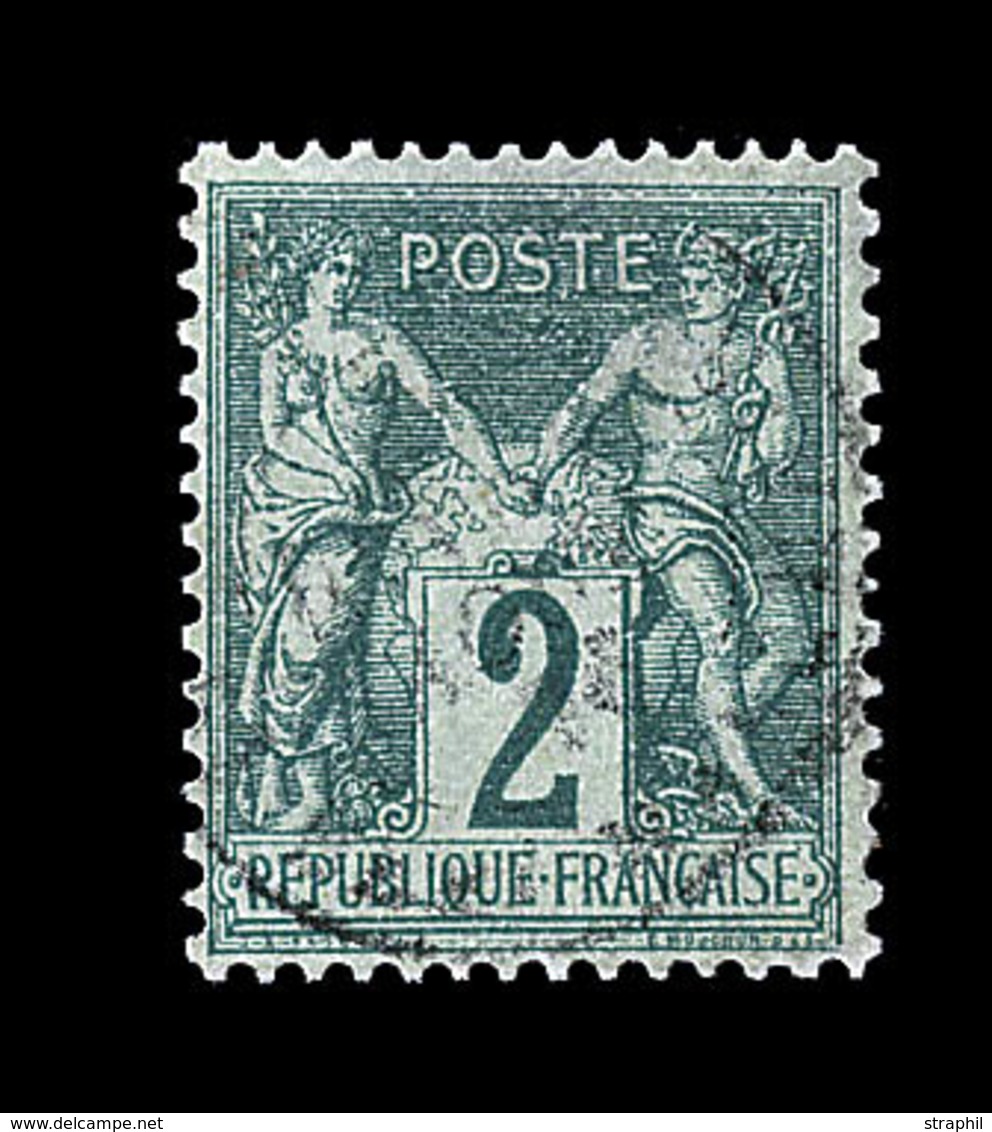 O N°62 - 2c Vert - TB Centrage - TB/SUP - 1876-1878 Sage (Type I)