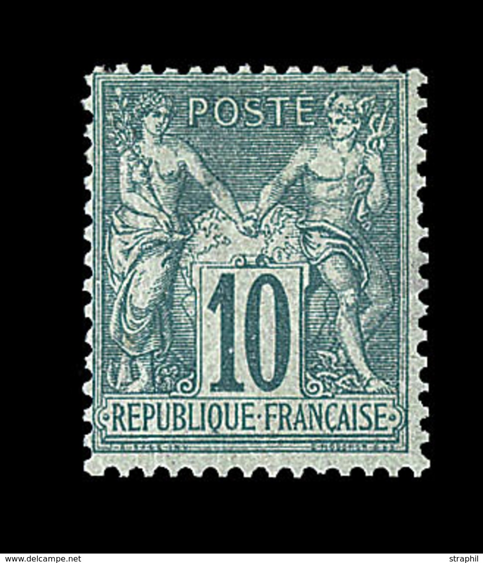 * N°65 - 10c Vert - TB - 1876-1878 Sage (Type I)