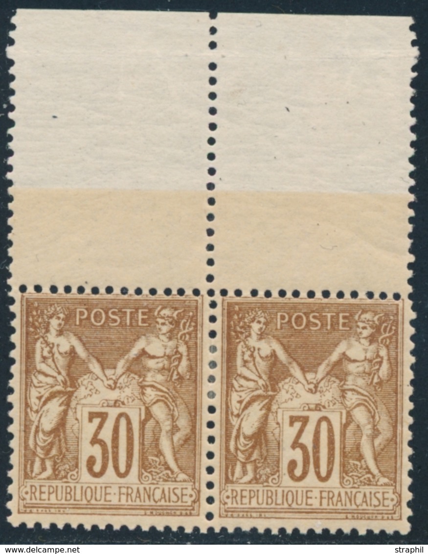 * N°80 - Paire - BDF Intégral - TB - 1876-1878 Sage (Type I)