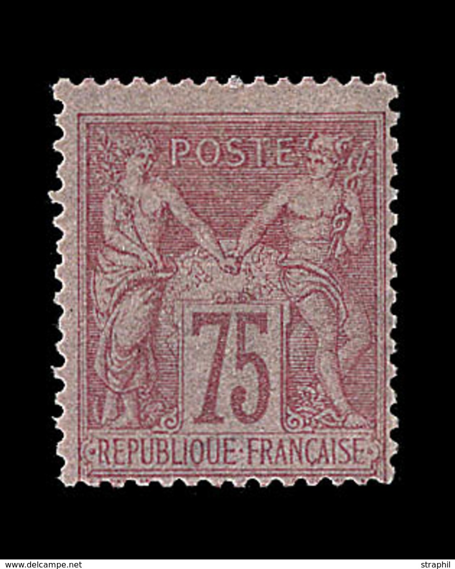 * N°81 - 75c Rose - Signé A. Brun - TB - 1876-1878 Sage (Type I)