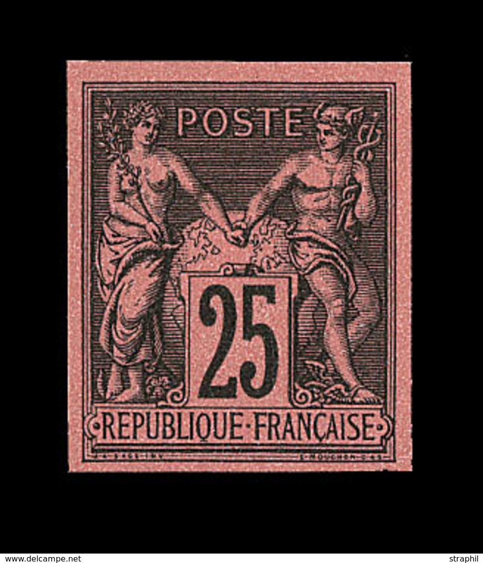 (*) N°91c - 25c Noir S/rouge - Emission Des Régents - ND - TB - 1876-1878 Sage (Type I)