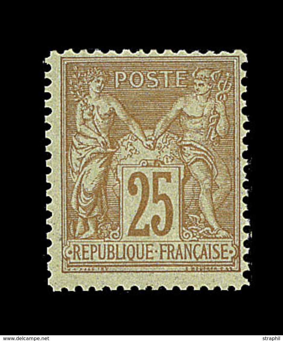 * N°92 - Charn. Légère - TB - 1876-1878 Sage (Type I)