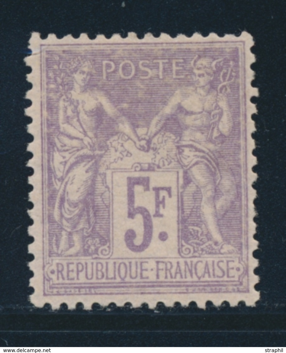 * N°95 - 5F Violet S/lilas - TB - 1876-1878 Sage (Type I)