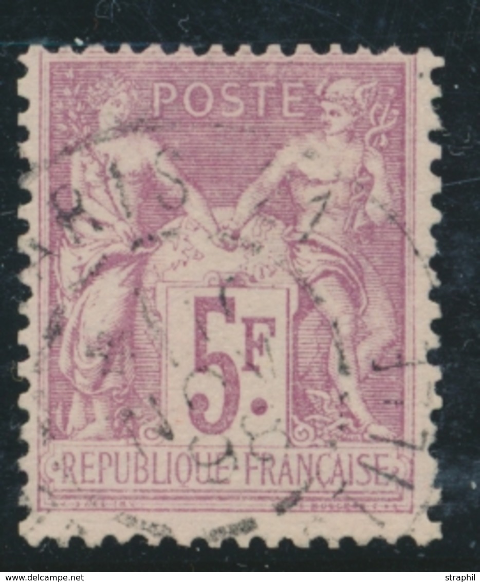 O N°95 - Obl. Légère - Nuance Pâle - TF - TB - 1876-1878 Sage (Type I)