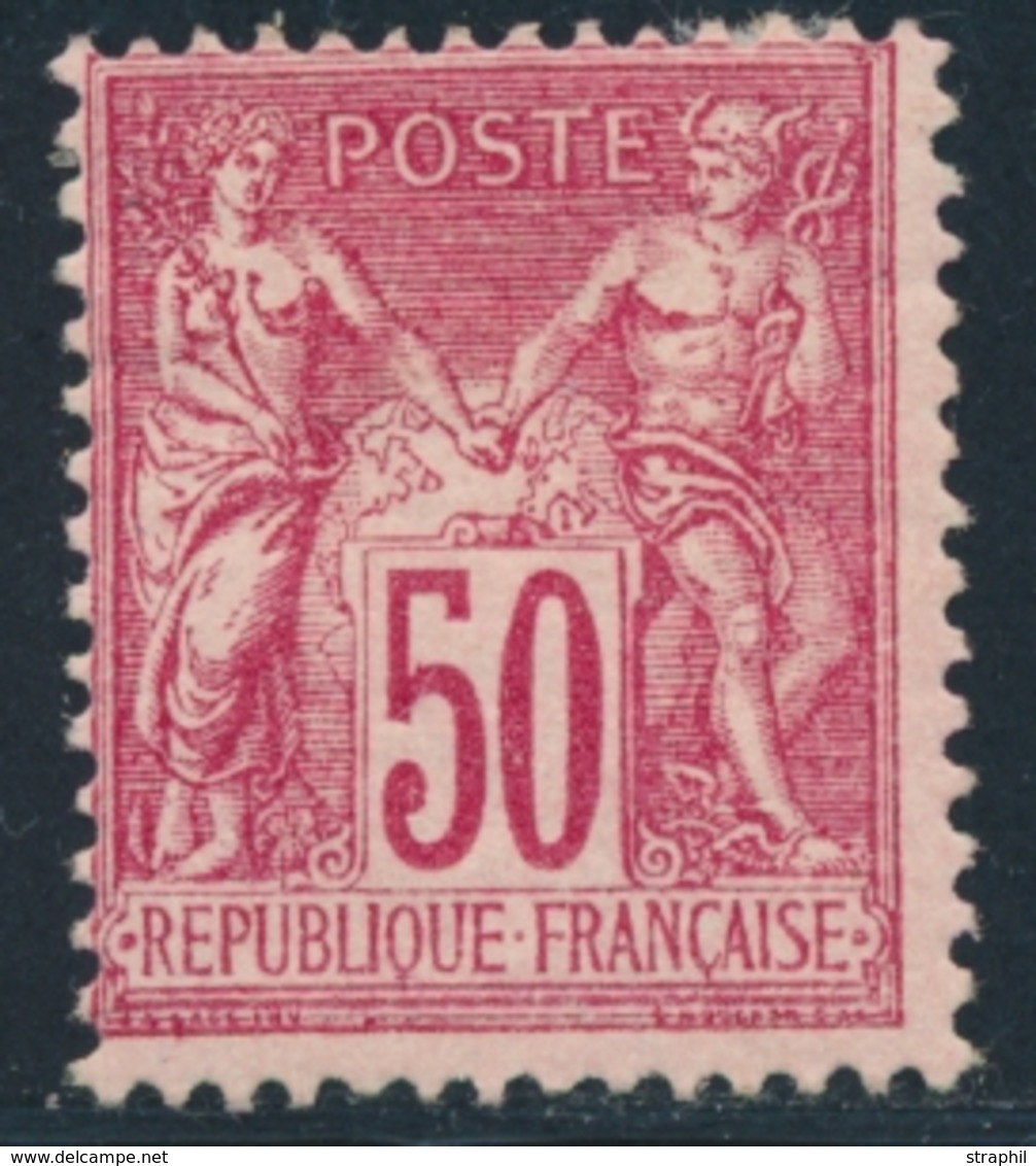 * N°98 - 50c Rose - TB - 1876-1878 Sage (Type I)